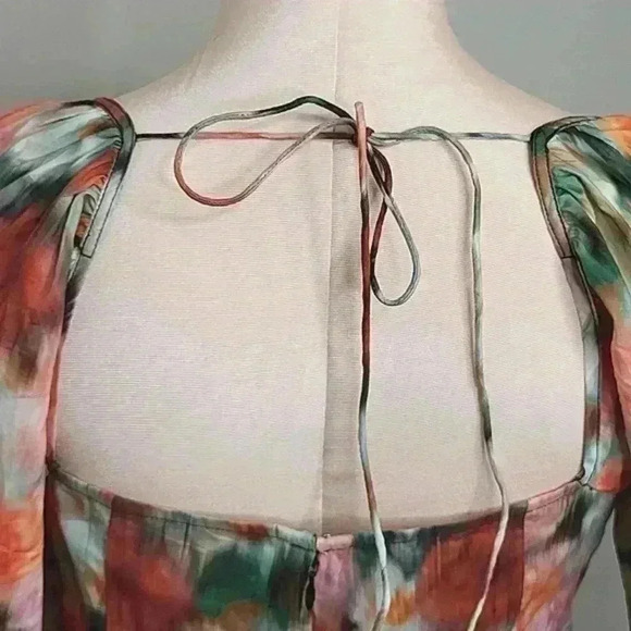 J. Crew Floral Women's Blouse Made With Liberty Fabric Balloon Sleeves Size2 NWT - Picture 6 of 11